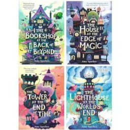 Walker Books The House at the Edge of Magic Series 4 Books Collection Set (The Lighthouse at the World's End, The House at the Edge of Magic, The Tower at the End