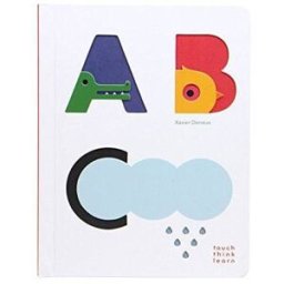Chronicle Books TouchThinkLearn: ABC: (Baby Board Books, Baby Touch and Feel Books, Sensory Books for Toddlers)