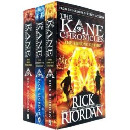 Puffin The Kane Chronicles Collection Rick Riordan 3 Books Set The Serpents Shadow, The Throne of Fire, The Red Pyramid