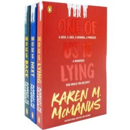 Penguin Karen M McManus Collection 3 Books Set (One of Us is Lying, One of Us is Next, One of Us is Back)