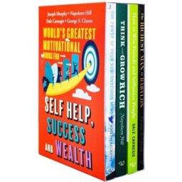 Wilco International LLP Worlds Greatest Motivational Books for Self Help, Success and Wealth 4 Books Collection Set