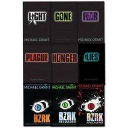 Electric Monkey Michael Grant 9 Book Set – Gone Series & BZRK Trilogy YA Sci-Fi Action Collection