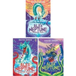 Usborne Alex Neptune Series By David Owen 3 Books Collection Set (Dragon Thief, Pirate Hunter, Monster Avenger)