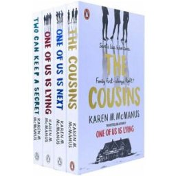Penguin Karen McManus 4 Books Collection Set - One Of Us Is Lying, One Of Us Is Next, Two Can Keep a Secret, The Cousins