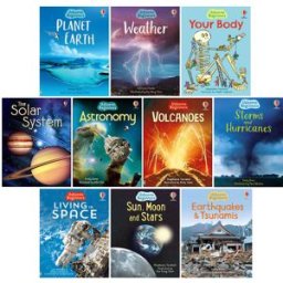 Usborne Beginners Science Series – 10 Book Classroom Set Primary School STEM & Nonfiction Learning Books (Includes Earthquakes & Tsunamis)