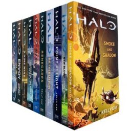 Titan Halo Master Chief 10 Books Set Hunters in the Dark, Last Light, New Blood, Envoy, Retribution, Smoke and Shadow, Bad Blood, Renegades & MORE