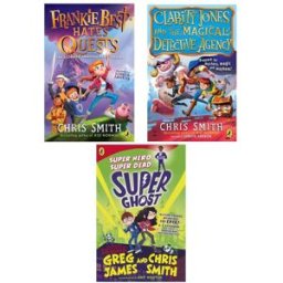 Puffin Chris Smith And Greg James 3 Books Collection Set (Frankie Best Hates Quests, Clarity Jones and the Magical Detective Agency, Super Ghost)