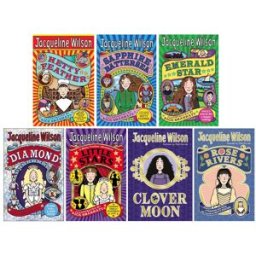 Yearling Jacqueline Wilson Hetty Feather Series Collection 7 Books Set (Hetty Feather, Sapphire Battersea, Emerald Star, Diamond, Little Stars, Clover Moon & R