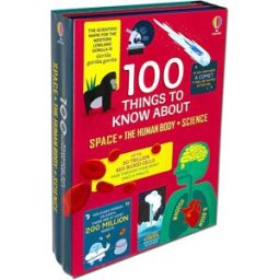 Usborne 100 Things to Know About 3 Books Collection Set - Space, The Human Body, Science