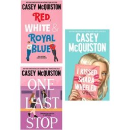 MACMILLAN Casey McQuiston Collection 3 Books Set (One Last Stop, Red, White & Royal Blue, I Kissed Shara Wheeler)