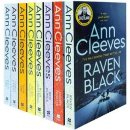 MACMILLAN Ann Cleeves Shetland Series Collection 8 Books Set Books 1-8 - Blue Lightning, Raven Black, White Nights and More