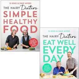 Seven The Hairy Dieters Collection 2 Books Set By Hairy Bikers (Hairy Dieters' Simple Healthy Food & Eat Well Every Day)