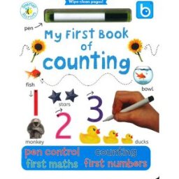 Blue Bubble Books My First Book Of Counting Pen control, Counting, First Maths, First Numbers