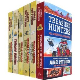 Arrow James Patterson Treasure Hunters Middle School Series 1-6 Books Collection Set