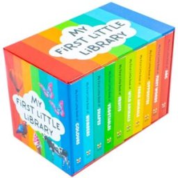 Fox Eye Publishing My First Little Library 10 Books Set Collection (My First Little Book Of ABC, Shapes, Numbers, First Words and More)
