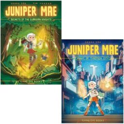 Flying Eye Books Sarah Soh Juniper Mae Series 2 Books Collection Set (Secrets of the Guardian Knights, Knight of Tykotech City)