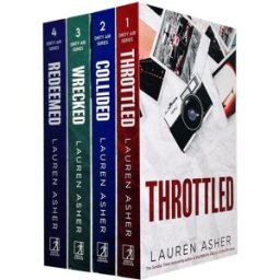 Simon & Schuster The Dirty Air Series 1-4 Books Collection Set By Lauren Asher (Throttled, Collided, Wrecked & Redeemed)