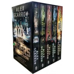Penguin Timeriders Collection Alex Scarrow 5 Books Set Pack Gates Of Rome The Eternal War The Doomsday Cod..