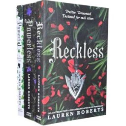 Simon & Schuster Children's Lauren Roberts Powerless Trilogy Collection 3 Books Set (Powerless, Powerful & Reckless)