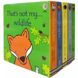 Usborne That’s Not My Wildlife 5 Books Collection Set – Fox, Squirrel, Bee, Duck & Hedgehog Touchy-Feely Baby Board Books by Fiona Watt
