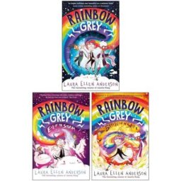 DEAN Rainbow Grey Series by Laura Ellen Anderson 3 Book Fantasy Adventure Collection for Children – Rainbow Grey, Eye of the Storm & Battle for the Skies