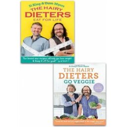 Orion The Hairy Bikers Collection 2 Books Set (The Hairy Dieters Eat for Life, The Hairy Dieters Go Veggie)