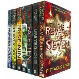 Penguin Pittacus Lore Collection Lorien Legacies Series 7 Books Set I Am Number Four Power Of Six Rise Of ..