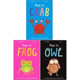 Caterpillar Jacqui Lee 3 Books Collection Set (This is Crab, This is Frog & This is Owl)