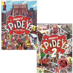 Studio Press ltd Where's Spidey? Series Collection 2 Books Set (Where's Spidey? A Marvel Spider-Man search and find book, Where's Spidey 2? Search the Spider-Verse)