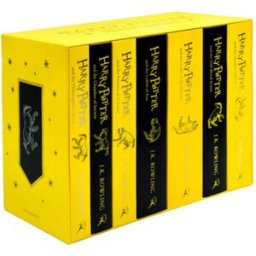 Bloomsbury Publishing Harry Potter Hufflepuff House Editions 7 Book Paperback Box Set by J.K. Rowling