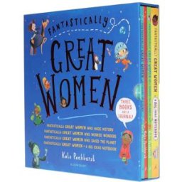 Bloomsbury Publishing Fantastically Great Women 4 Books Collection Boxed Set (Who Saved the Planet, Who Worked Wonders, Who Made History, A Big Ideas Notebook)