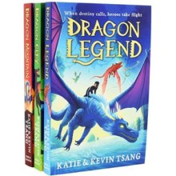Simon & Schuster Dragon Realm Series 3 Books Collection Set By Katie Tsang, Kevin Tsang (Dragon Legend, Dragon Mountain, Dragon City)