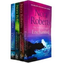 Boon Nora Roberts The Donovan Legacy Series – 4 Books Collection Set Paranormal Romance Family Saga - Captivated, Entranced, Charmed, and Enchanted