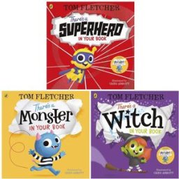 Penguin Who's In Your Book? Series By Tom Fletcher 3 Books Collection Set (Monster, Superhero and Witch)