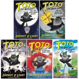 Hodder Children's Books Ltd The Toto the Ninja Cat Series 5 Books Collection Set By Dermot O Leary