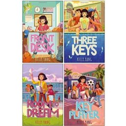 Knights Of Media ltd Front Desk Series 4 Books Collection Set By Kelly Yang (Front Desk, Three Keys, Room To Dream, Key Player)