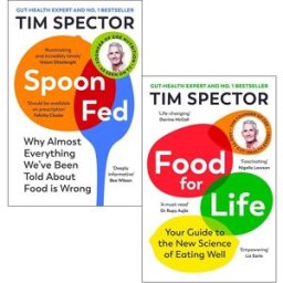Jonathan Cape Ltd Food For Life and Spoon Fed 2 books Collection Set by Tim Spector