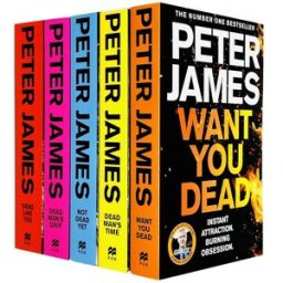MACMILLAN Roy Grace Series Books 6-10 Collection Set by Peter James (Set 2) (Dead Like You, Dead Man's Grip, Not Dead Yet, Dead Man's Time & Want You Dead)