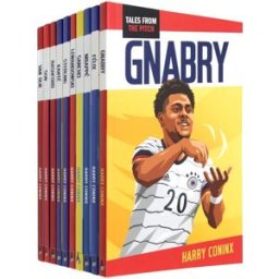Raven ltd Football SUPERSTARS, Ultimate Football Heroes, 10 Books Collection Set By Harry Coninx (Tales From The Pitch) (Lewandowski, Gnabry, Rashford, Sterling