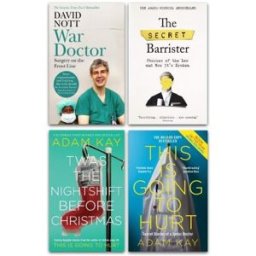 Picador Twas The Nightshift Before Christmas The Secret Barrister This Is Going To Hurt War Doctor 4 Books Collection Set