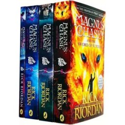 Puffin Rick Riordan Magnus Chase Series 4 Books Collection Set The Sword Of Summer Hammer Of Thor Ship Of..
