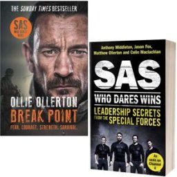 Blink Publishing Ltd Break Point & SAS Who Dares Wins 2 Book Set – Ollie Ollerton & Anthony Middleton Military Mindset Collection