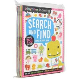 Make Believe Ideas Playtime Learning Numbers Words Colours Sticker Activity 10 Books Set