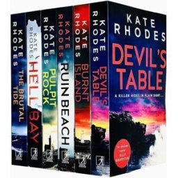 Simon & Schuster Kate Rhodes Ben Kitto Series Collection 6 Books Set (Devil's Table, Burnt Island, Ruin Beach, Pulpit Rock, Hell Bay & The Brutal Tide)
