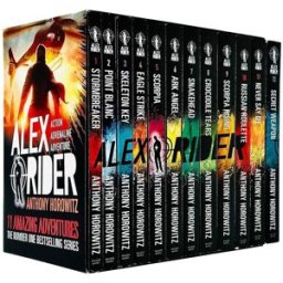 Walker Books Alex Rider 12 Books Collection Set By Anthony Horowitz (Stormbreaker, Point Blanc, Skeleton Key, Eagle Strike, Secret Weapon & More)
