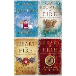 Piatkus Amanda Bouchet 4 Books Collection Set (Breath of Fire, Heart of Fire, A Promise of Fire, A Curse of Queens)