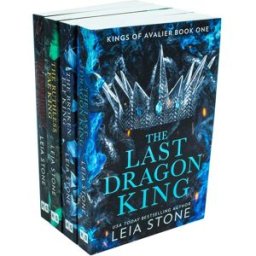 HQ Kings of Avalier 4 Books Collection Set By Leia Stone (The Last Dragon King, The Broken Elf King, The Ruthless Fae King & The Forbidden Wolf King)