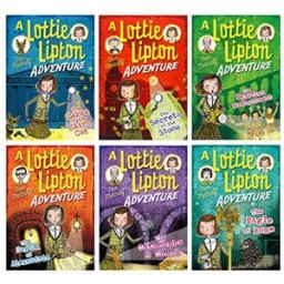 Bloomsbury Education (UK) The Lottie Lipton Adventures Series 6 Books Collection Set (The Curse of the Cairo Cat, The Secrets of the Stone, The Egyptian Enchantment, The Scroll