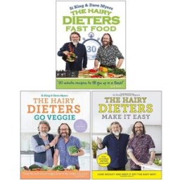 Orion The Hairy Dieters Collection 3 Books Set (Fast Food, Go Veggie, Make It Easy)