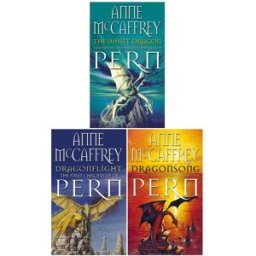 Corgi Dragonriders of Pern 3 Books Collection Set by Anne McCaffrey (Dragonflight, The White Dragon, Dragonsong)